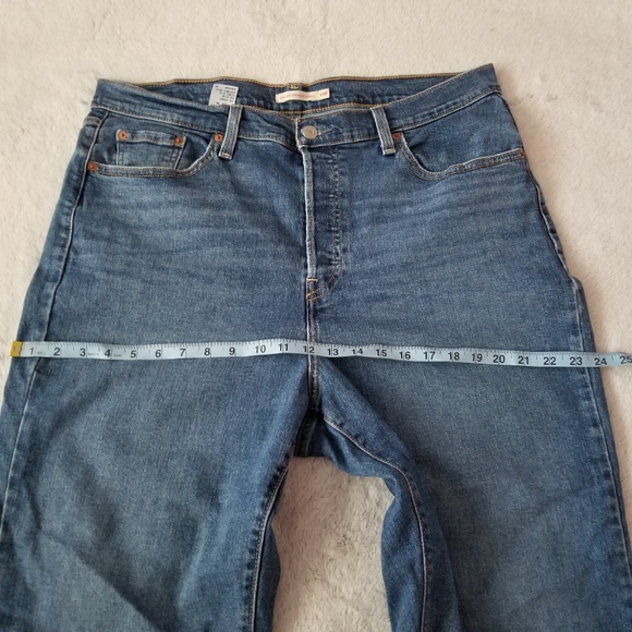 LEVI'S Ribcage Straight Ankle Jean Size 16W - Picture 13 of 15